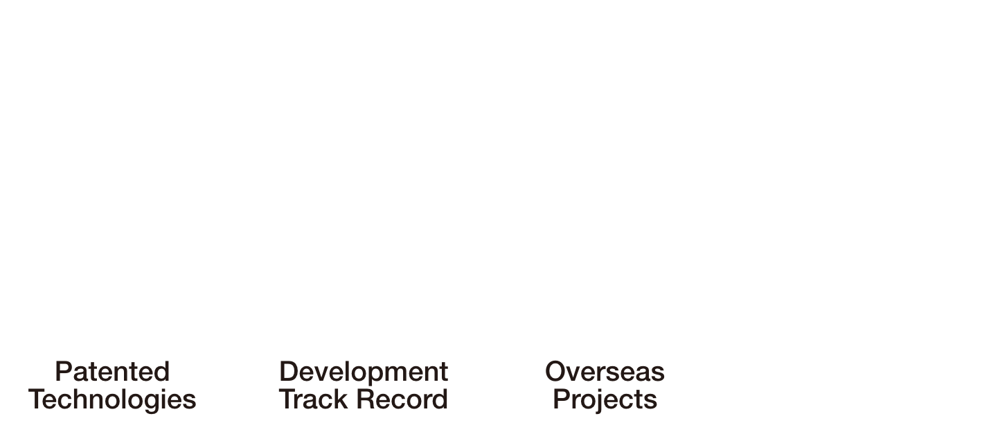 Product Planning / Function Design / Platform Development / Software Design / Mold Development / Mass Production Manufacturin｜Patented Technologies / Development Track Record / Overseas Projects: Many Achievements｜We also support overseas standards