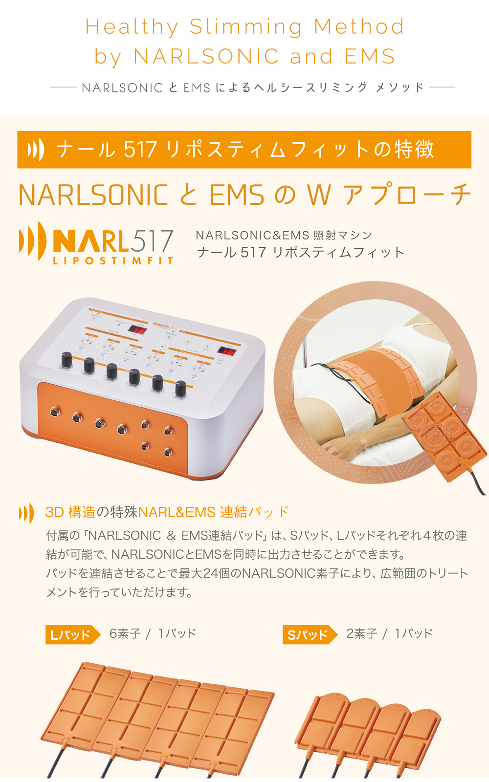 NARLSONIC & EMSによるアンチ・オベシティ・システム